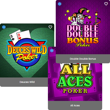Video Poker Games at Luxury Casino